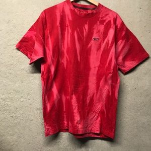 BLEACH DYE vintage Reebok shirt